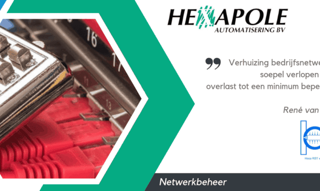 Hoco RST: verhuizen van het ict bedrijfsnetwerk naar een nieuw pand